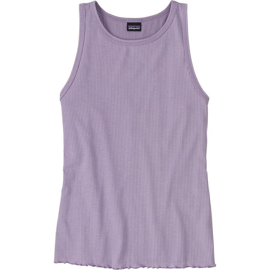Patagonia Rib Knit Tank Top - Women's Concrete Purple