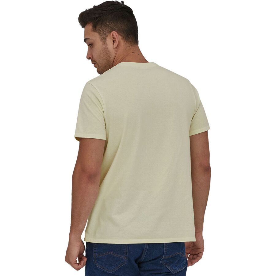 Patagonia Roy Icon Responsibili-Tee Fleck Blue