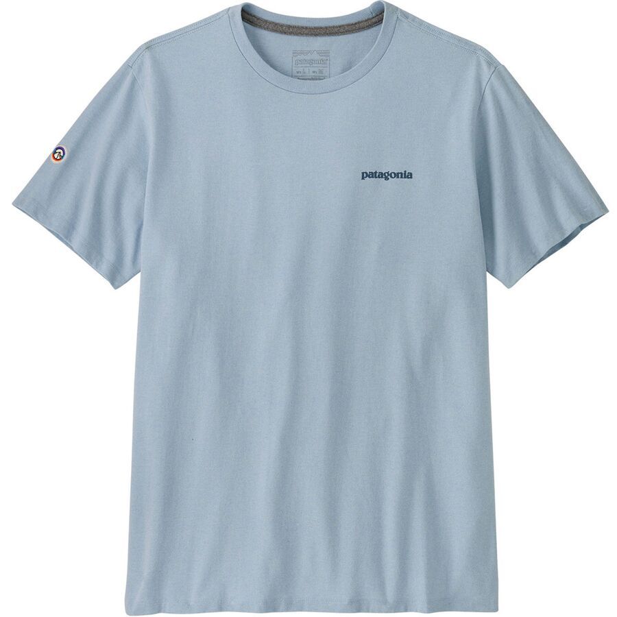 Patagonia Roy Icon Responsibili-Tee Fleck Blue