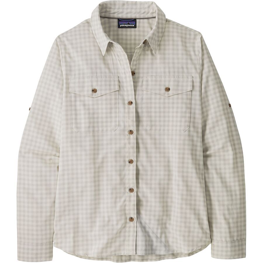 Patagonia Self Guided Long-Sleeve Sun Shirt - Women's North Fork: Crisp Grey