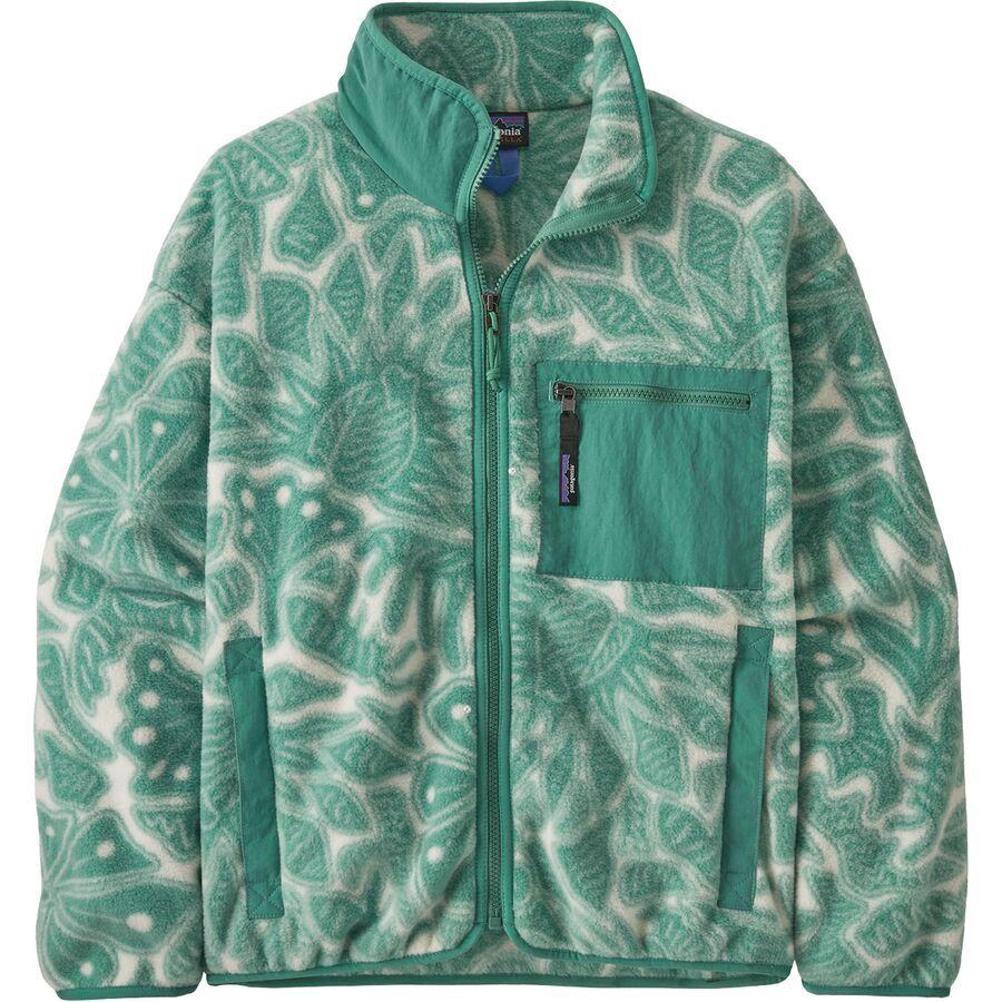 Patagonia Synchilla Jacket - Women's Bees and Flowers: Heartleaf Green