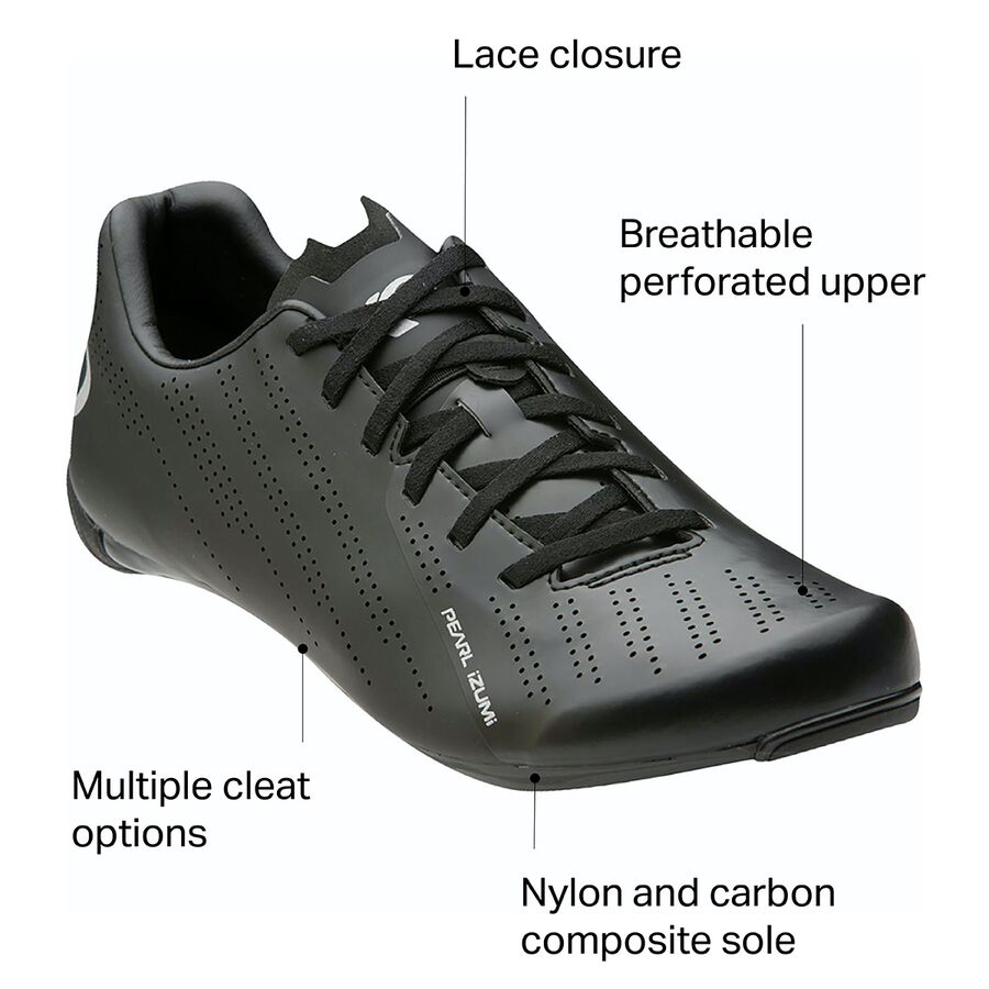 PEARL IZUMi Tour Road Cycling Shoe - Men's Black/Black