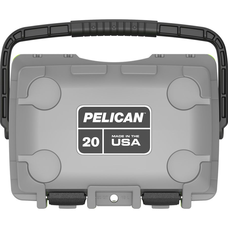 Pelican 20QT Elite Cooler Dark Grey/Green