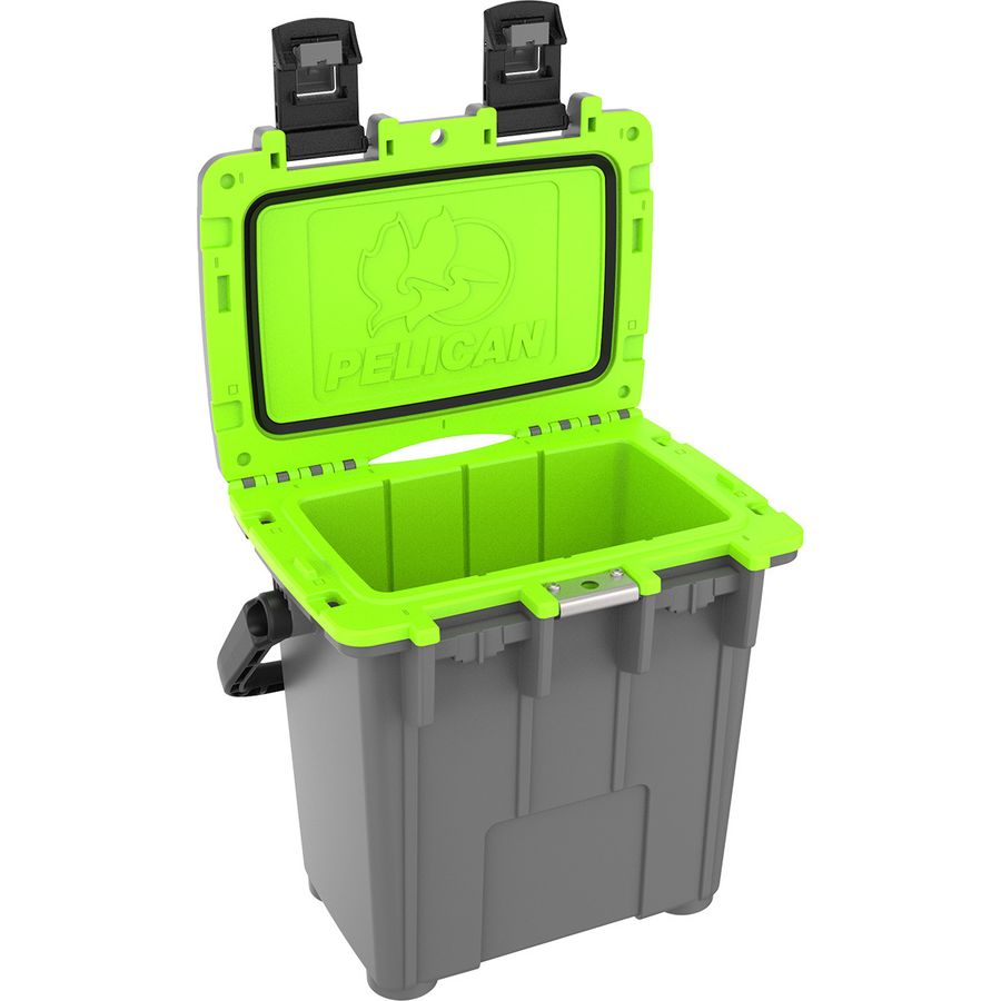 Pelican 20QT Elite Cooler Dark Grey/Green