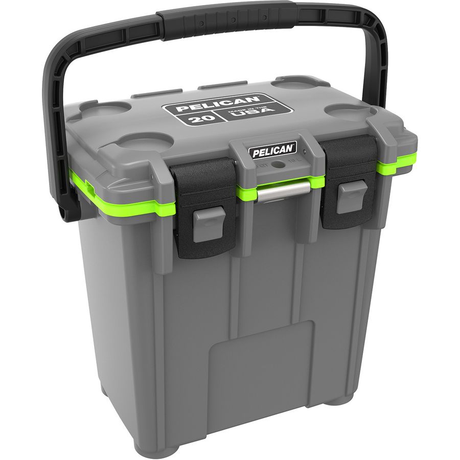 Pelican 20QT Elite Cooler Dark Grey/Green