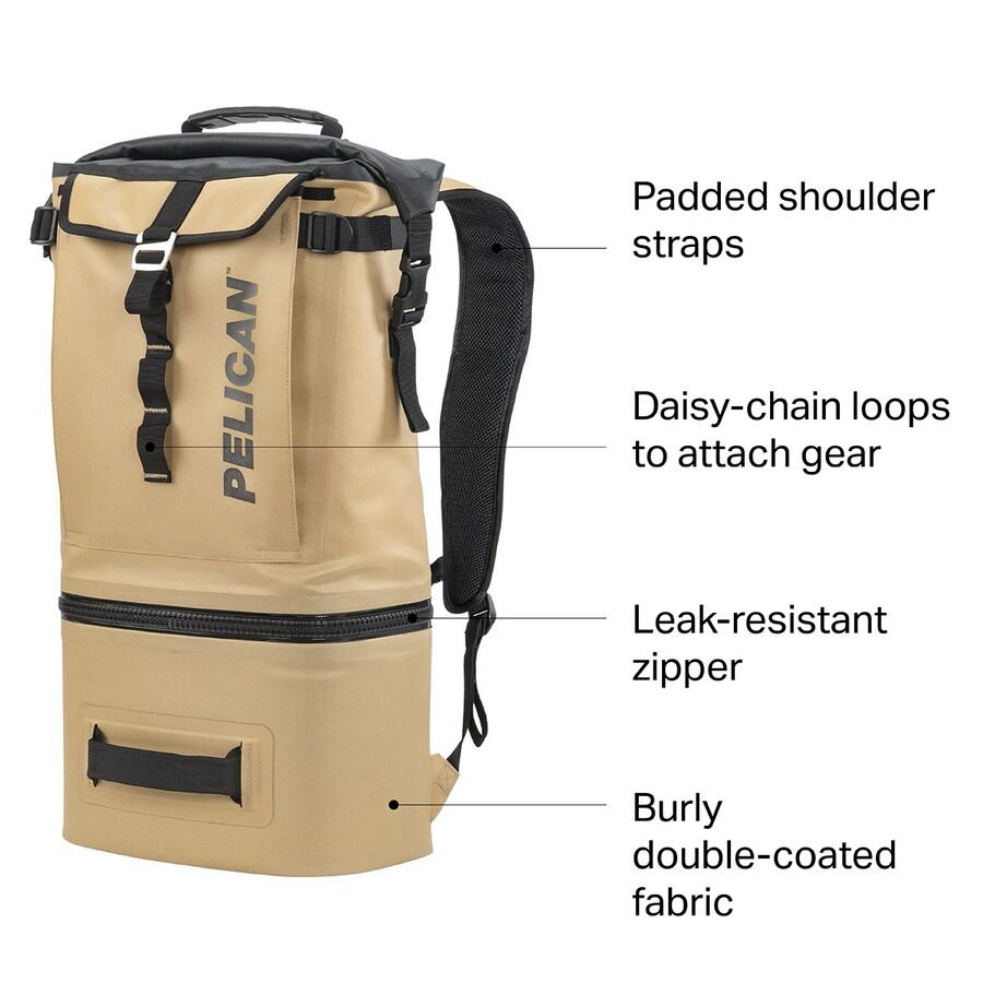Pelican Cooler 18L Backpack Coyote Tan/Dark Grey
