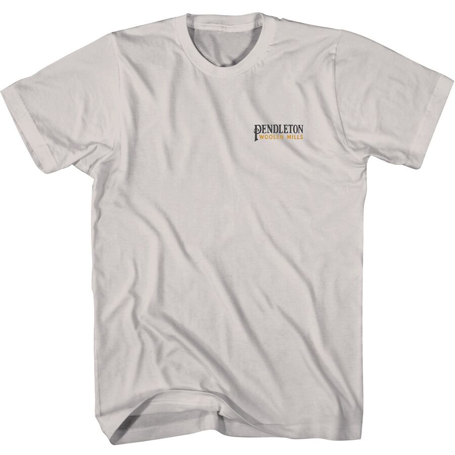 Pendleton Bison Graphic T-Shirt - Men's Vintage White/Brown