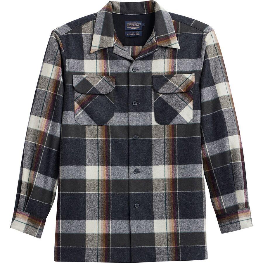 Pendleton Board Shirt - Men's Black Multi Plaid
