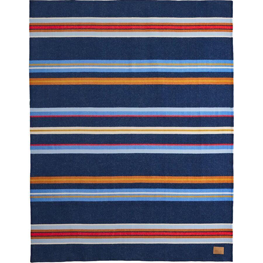 Pendleton Bridger Stripe Throw Blanket Navy