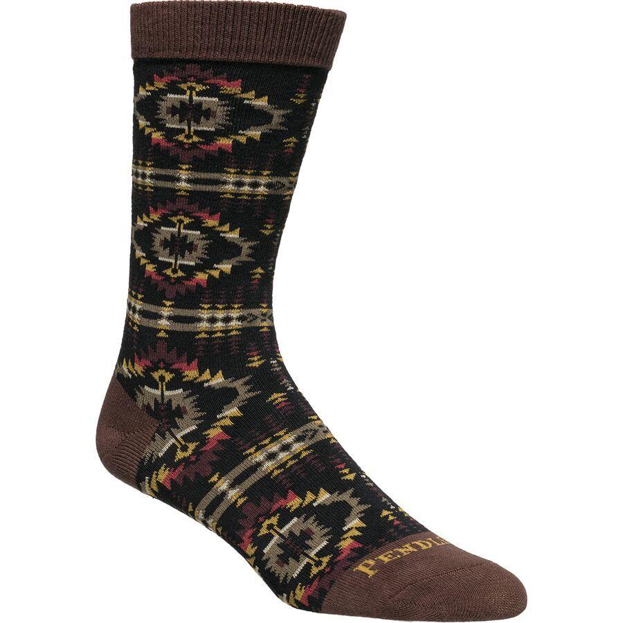 Pendleton Cotton Blends Crew Sock Juniper Mesa/Sand