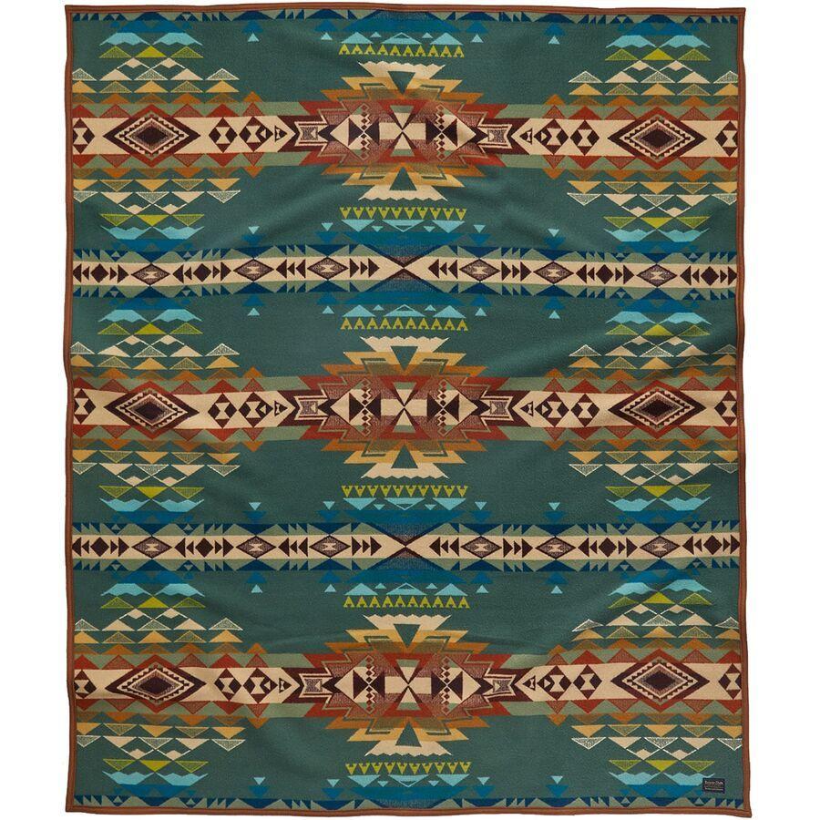 Pendleton Jacquard Napped Blanket Highland Peak Balsam