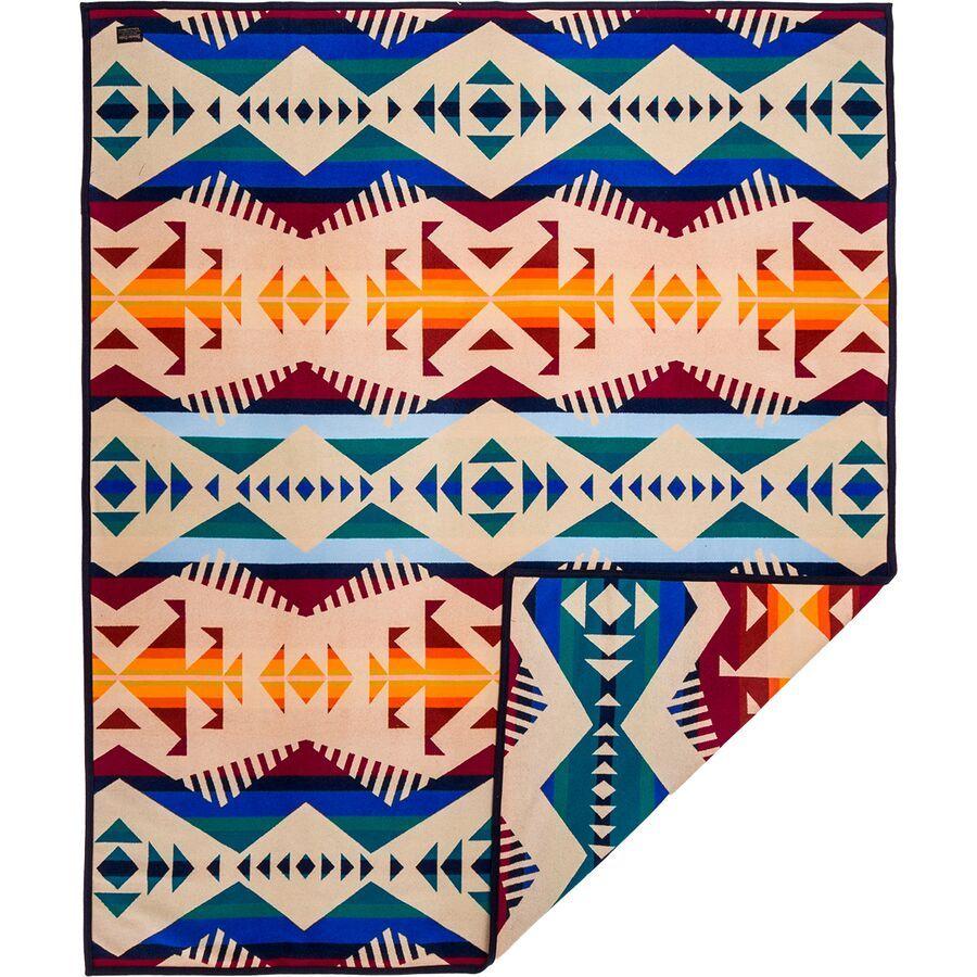 Pendleton Jacquard Unnapped Robe Blanket Los Lunas