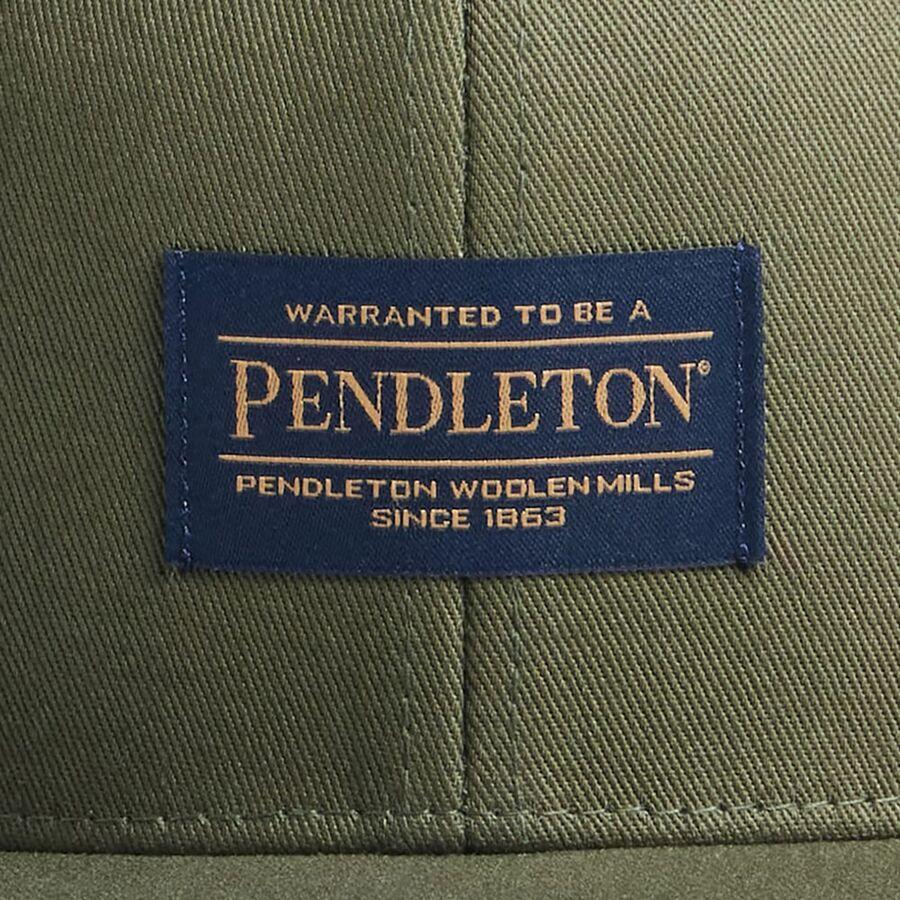 Pendleton Logo Flat Brim Hat Army Green