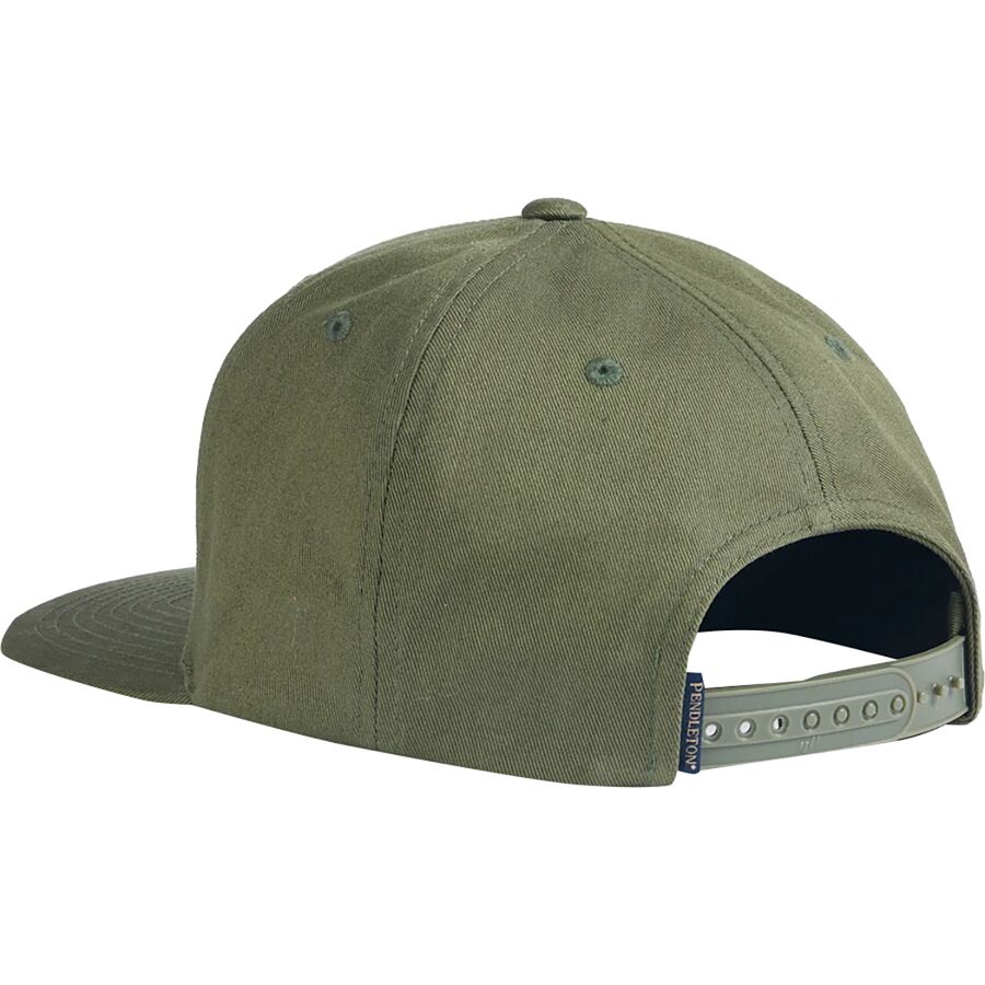 Pendleton Logo Flat Brim Hat Army Green
