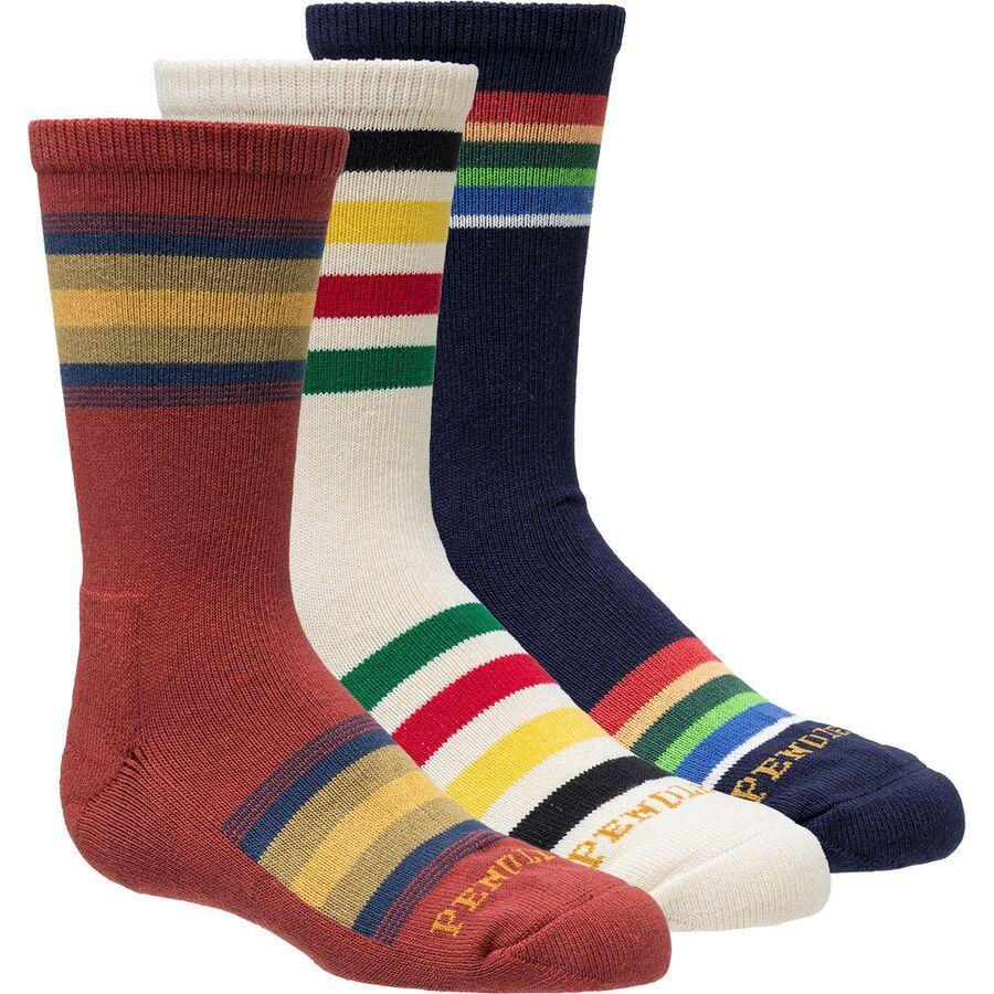 Pendleton National Parks Crew Sock - 3-Pack - Kids' Spec. Asst