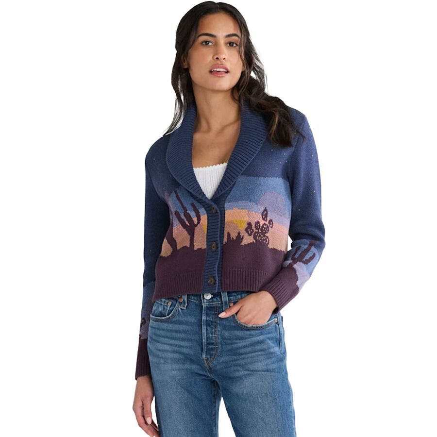 Pendleton Western Scenic Cardigan - Women's Navy Starry Night
