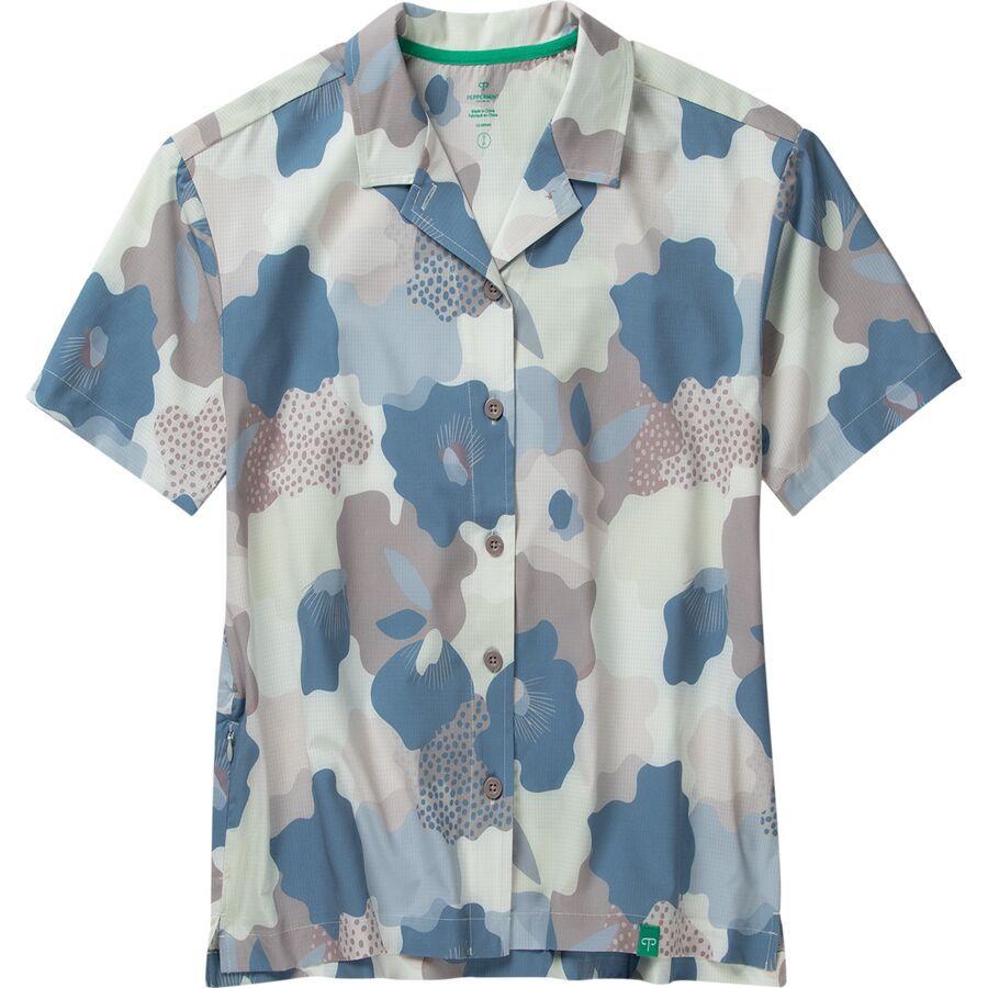 Peppermint Cycling Gravel Short-Sleeve Shirt - Women's Garden Wildflower