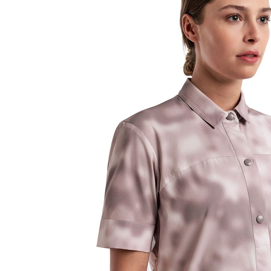 Peppermint Cycling MTB Short-Sleeve Shirt - Women's Tie Dye Lilac