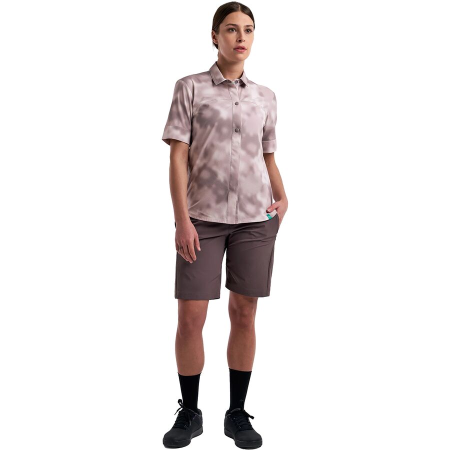 Peppermint Cycling MTB Short-Sleeve Shirt - Women's Tie Dye Lilac