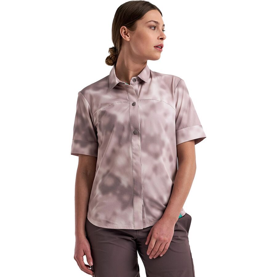 Peppermint Cycling MTB Short-Sleeve Shirt - Women's Tie Dye Lilac