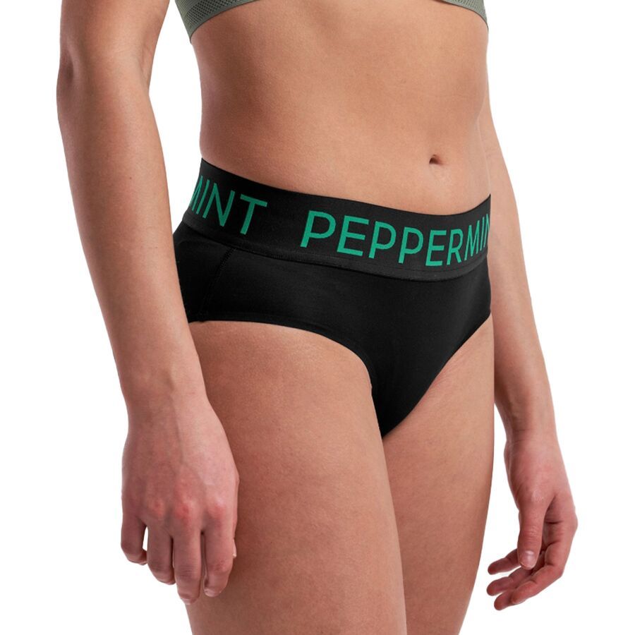 Peppermint Cycling Padded Underwear - Women's Black