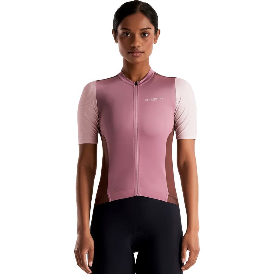 Peppermint Cycling Signature Short-Sleeve Jersey - Women's Blush