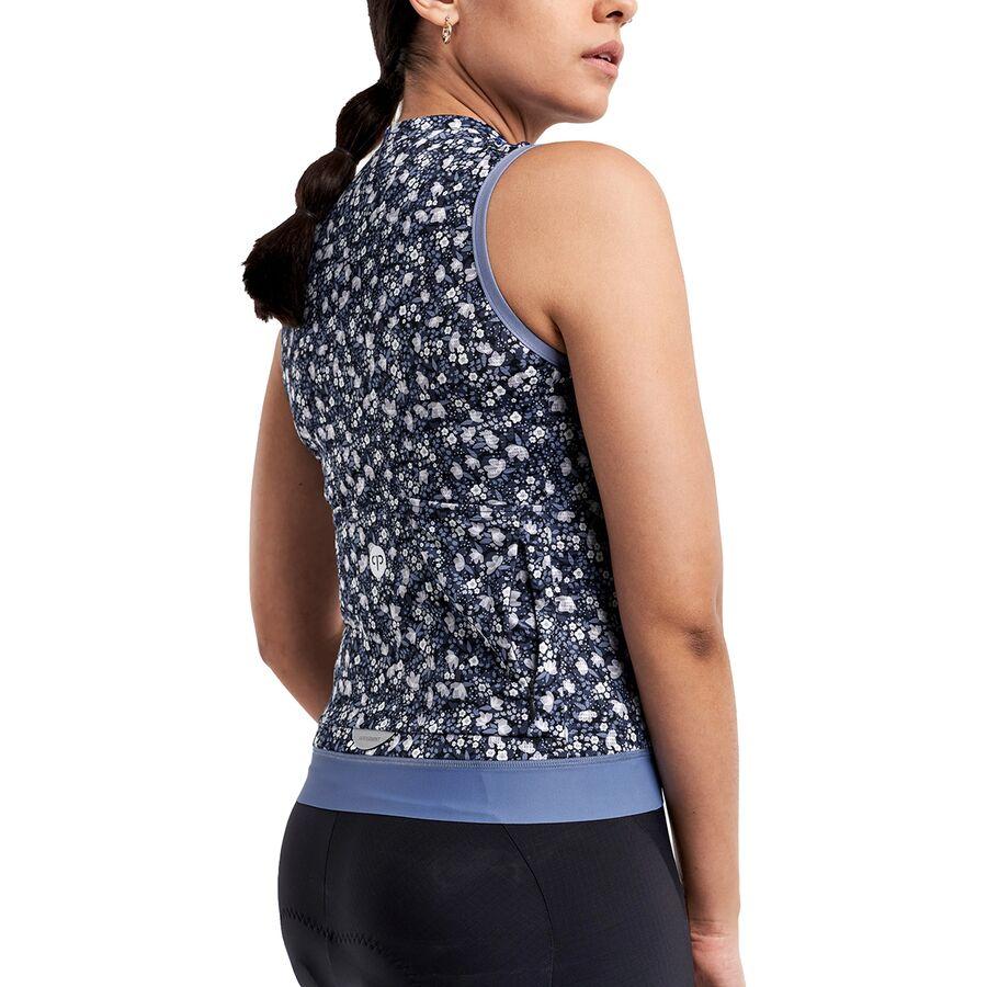 Peppermint Cycling Signature Sleeveless Jersey - Women's Ditsy Twilight