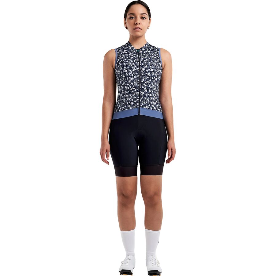 Peppermint Cycling Signature Sleeveless Jersey - Women's Ditsy Twilight
