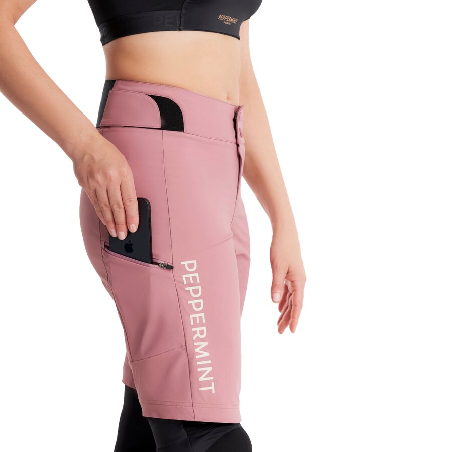 Peppermint Cycling Signature Tech Short - Women's Blush