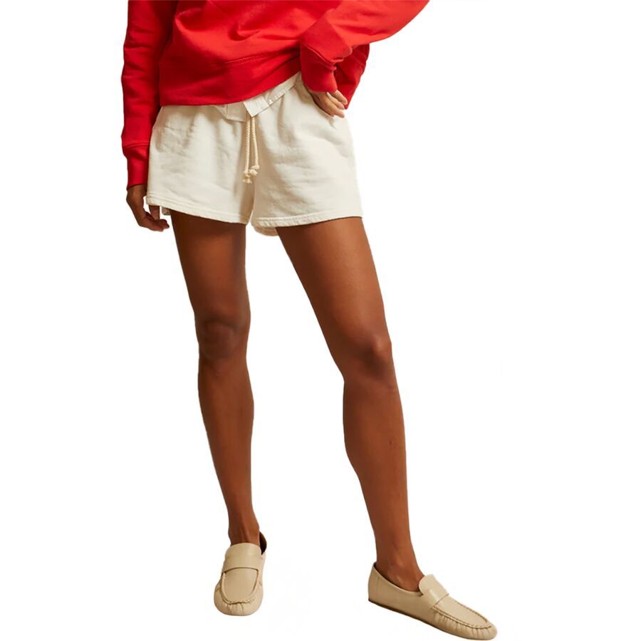 perfectwhitetee French Terry Sweat Shorts - Women's Bright Ivory