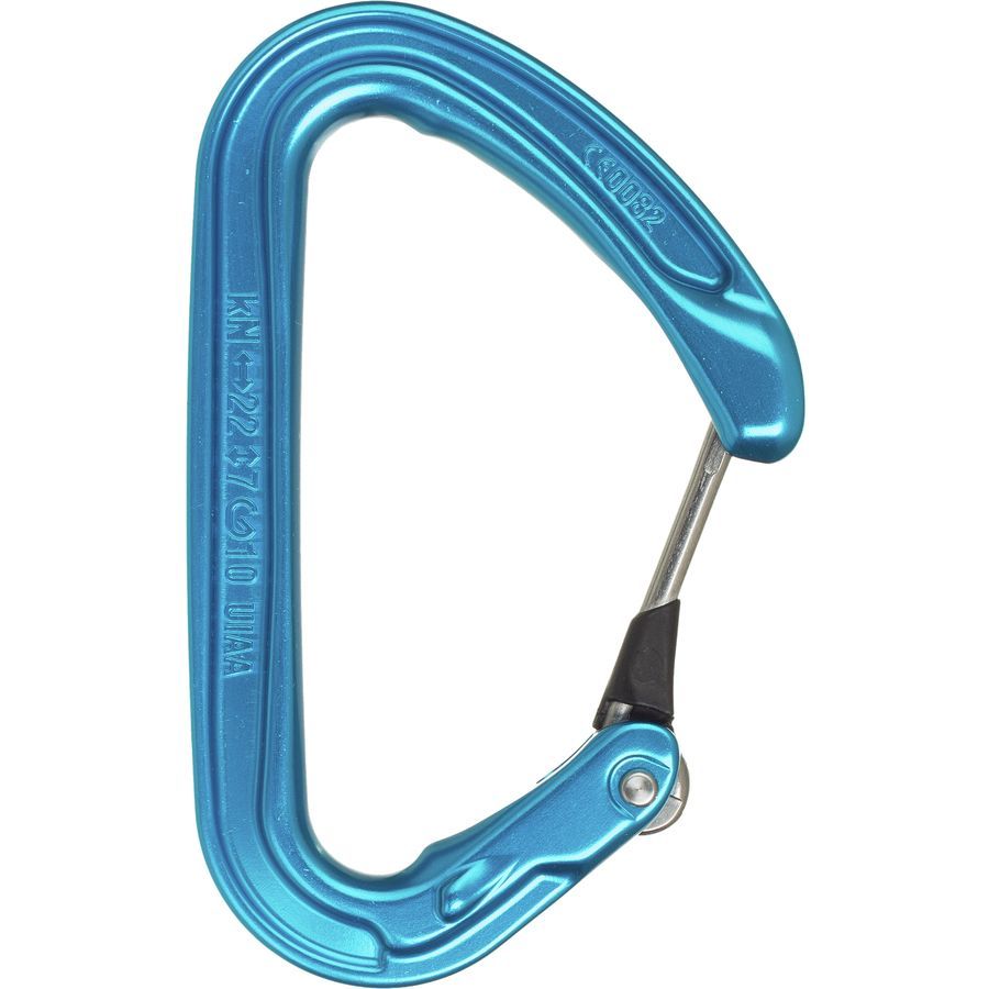 Petzl Ange L Lite Wire Gate Carabiner Blue