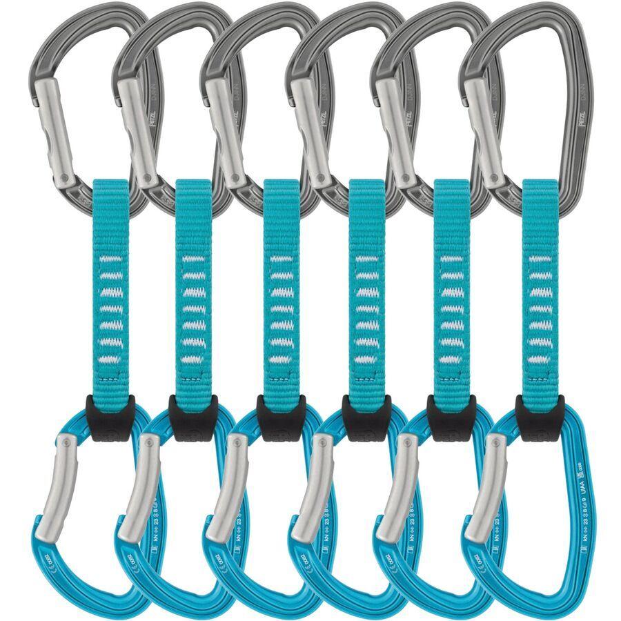 Petzl Djinn Axess Quickdraw - 6-Pack Turquoise