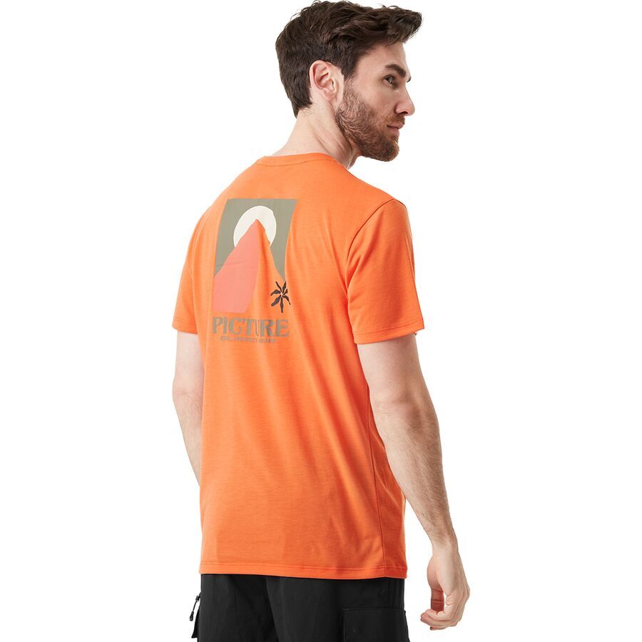 Picture Organic Timont Tech Short-Sleeve Urban T-Shirt - Men's Dusty Orange
