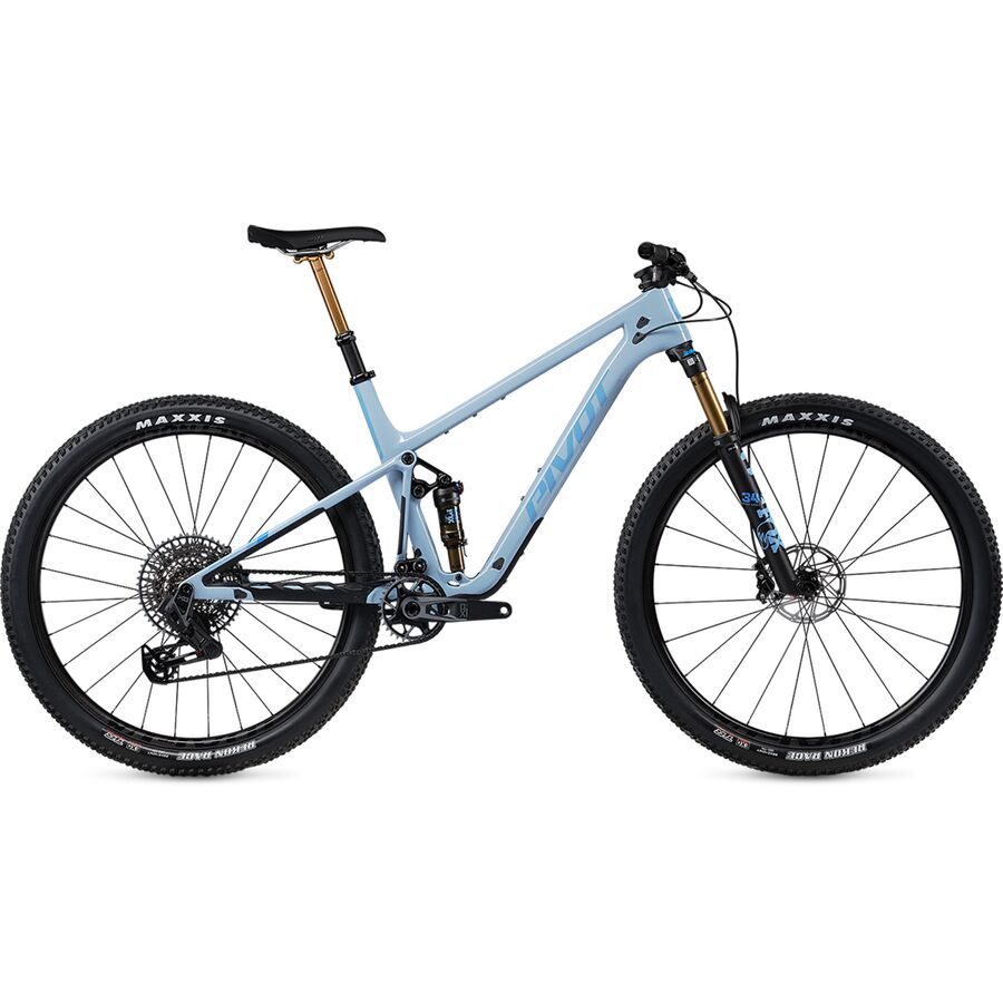 Pivot Mach 4 SL Pro X0 Transmission Carbon Wheel Mountain Bike Ice Blue