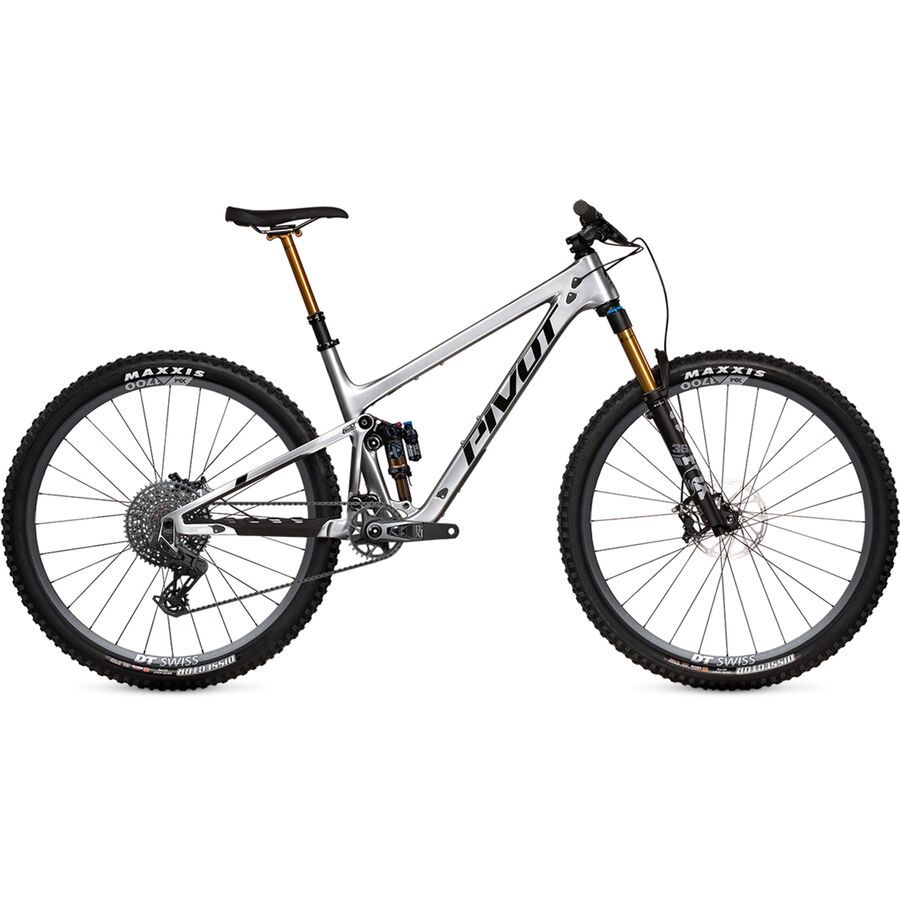 Pivot Trail 429 Pro X0 Transmission Enduro Mountain Bike Silver Metallic