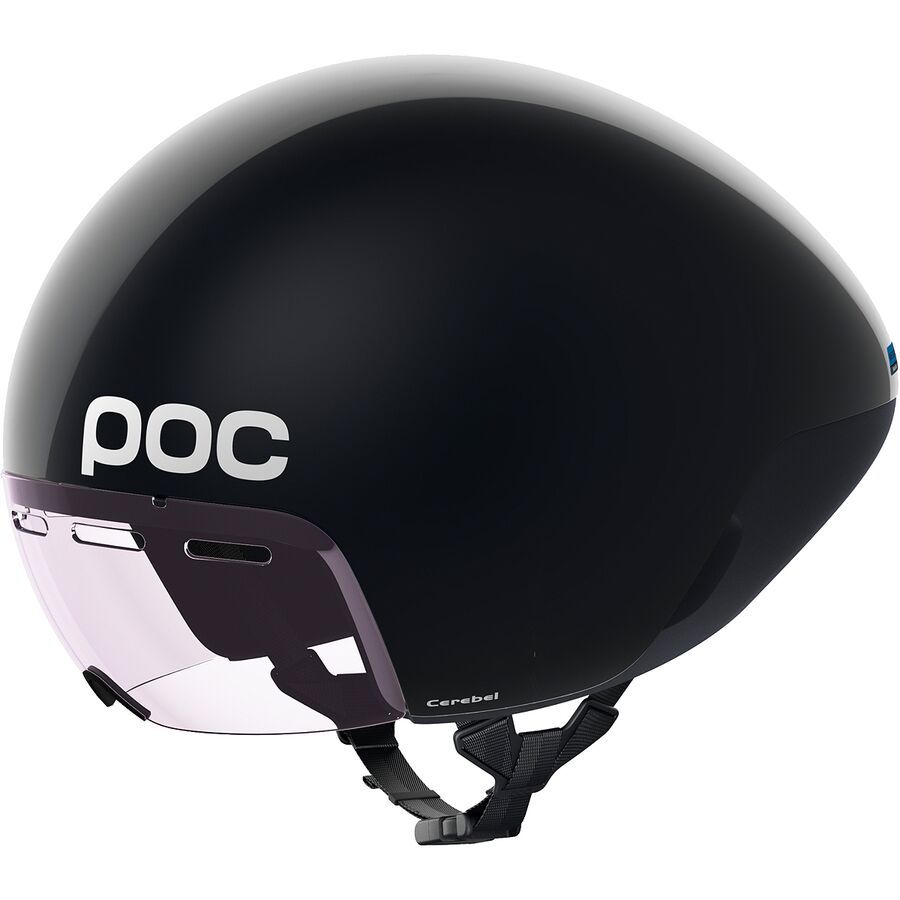 POC Cerebel Raceday Helmet Uranium Black