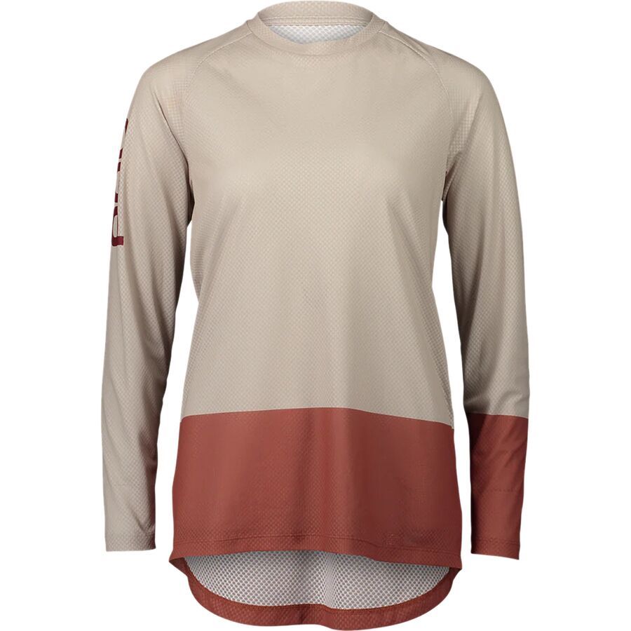 POC MTB Pure Long-Sleeve Jersey - Women's Light Sandstone Beige/Himalayan Salt