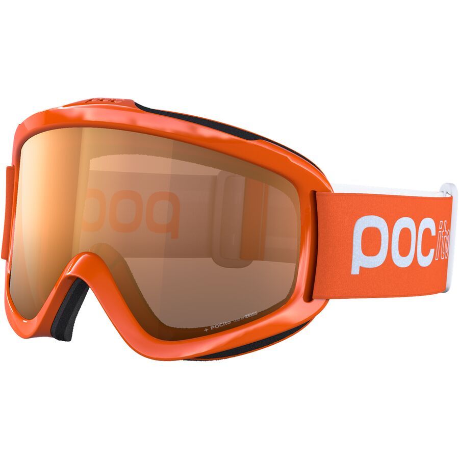 POC POCito Iris Goggles - Kids' Fluorescent Orange/Partly Sunny Light Orange