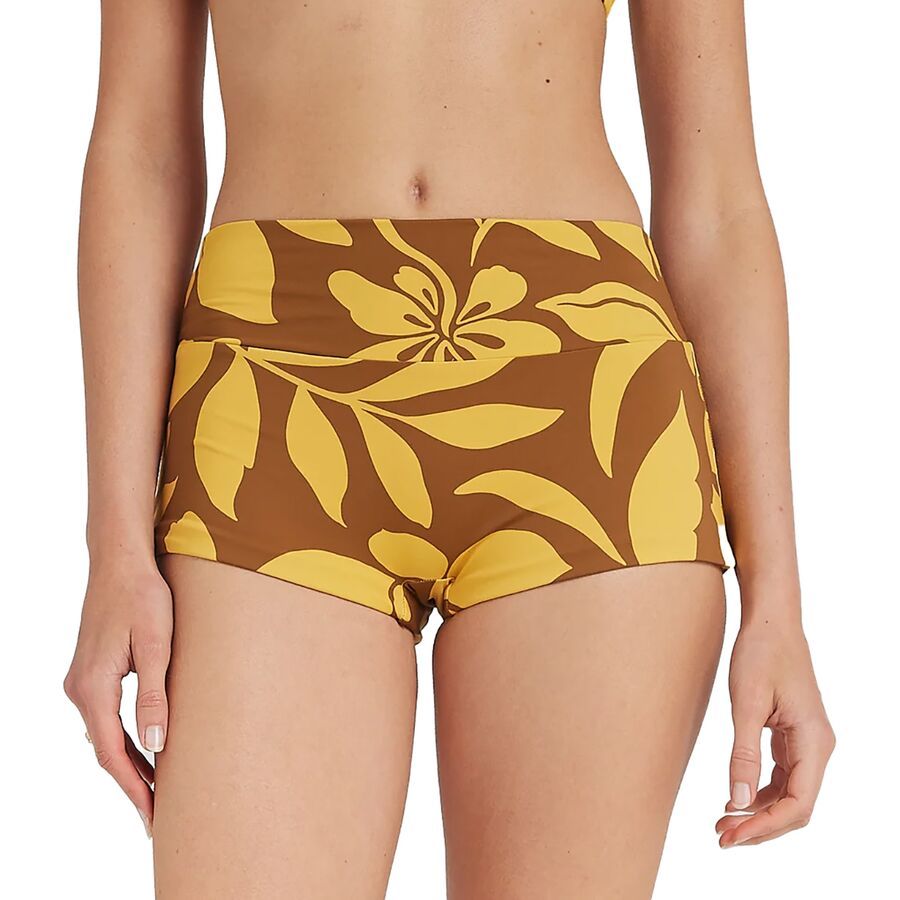 Poolside Paradiso Baja Shorty Short - Women's Pinapple