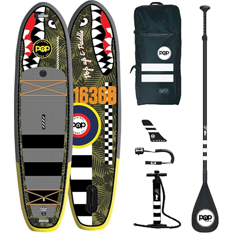 POP Board Co. El Capitan 11ft 6in Bomber Inflatable Stand-Up Paddleboard Yellow/Grey
