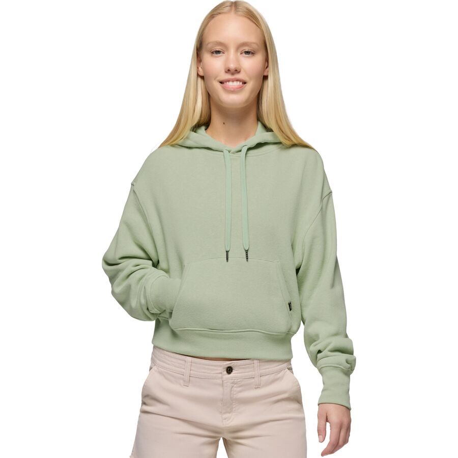 prAna Cozy Up Crop Hoodie - Women's Bio Mint Heather