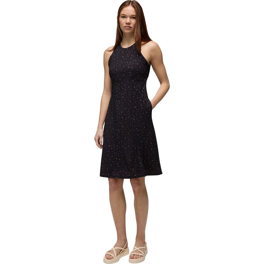 prAna Jewel Lake Summer Dress - Women's Black Springtime