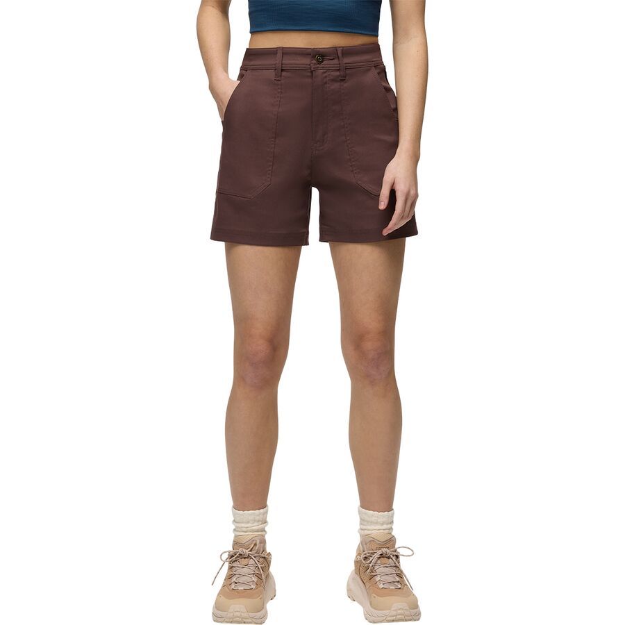 prAna Stretch Zion 3in Cargo Short - Women's Mocha