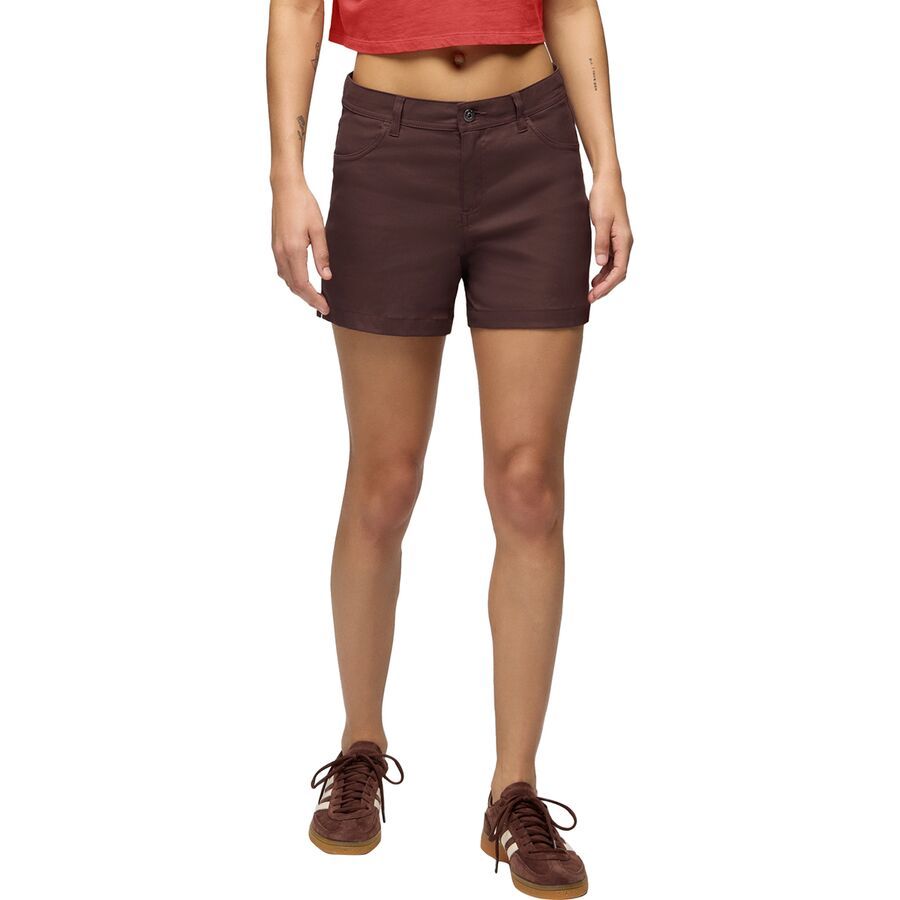 prAna Stretch Zion Halle 5in Short - Women's Mocha