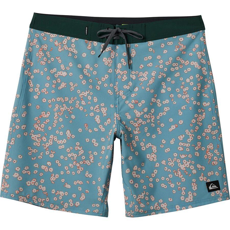 Quiksilver Surfsilk Straight Leg 19 Board Short - Men's Jade Grey