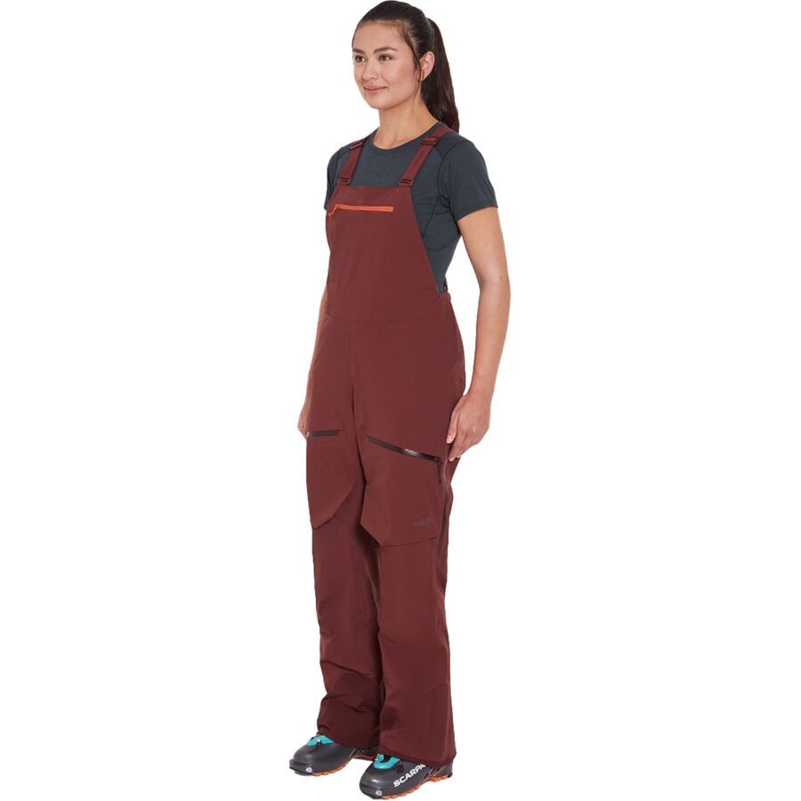 Rab Khroma Kinetic Bib - Women's Deep Heather