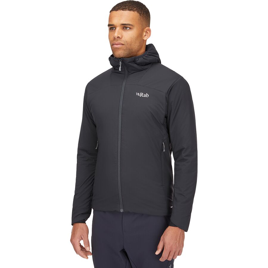 Rab Xenair Alpine Light Jacket - Men's Ebony (Zinc)
