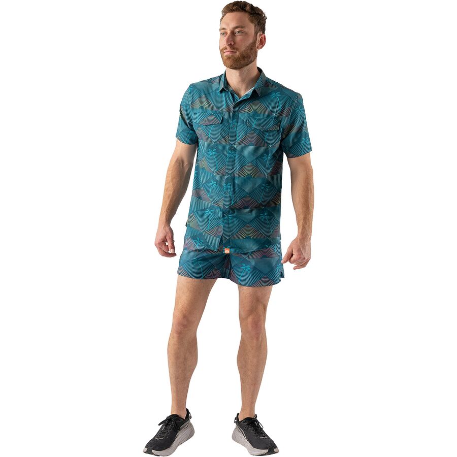 Rabbit Beach Break 5in Short - Men's Blue Coral