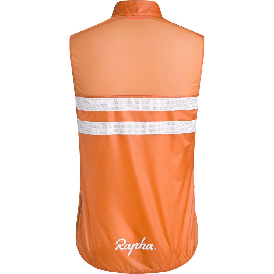 Rapha Brevet Gilet - Men's Dusted Orange/White