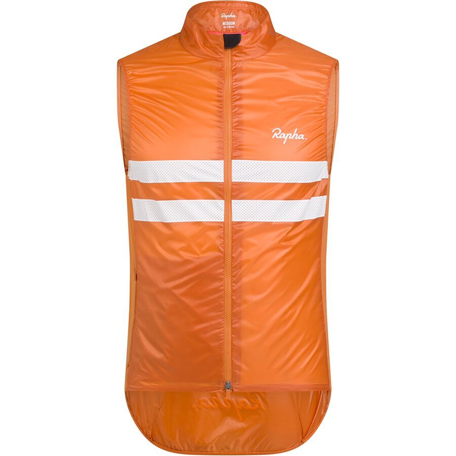 Rapha Brevet Gilet - Men's Dusted Orange/White